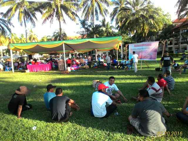 Keluarga Besar Polres Minahasa Rekreasi Bersama